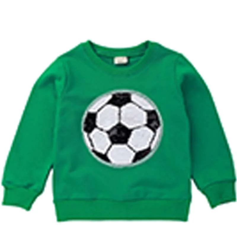 Коллекция 2019 года осенне-весенний Детский свитер детская одежда с футбольным