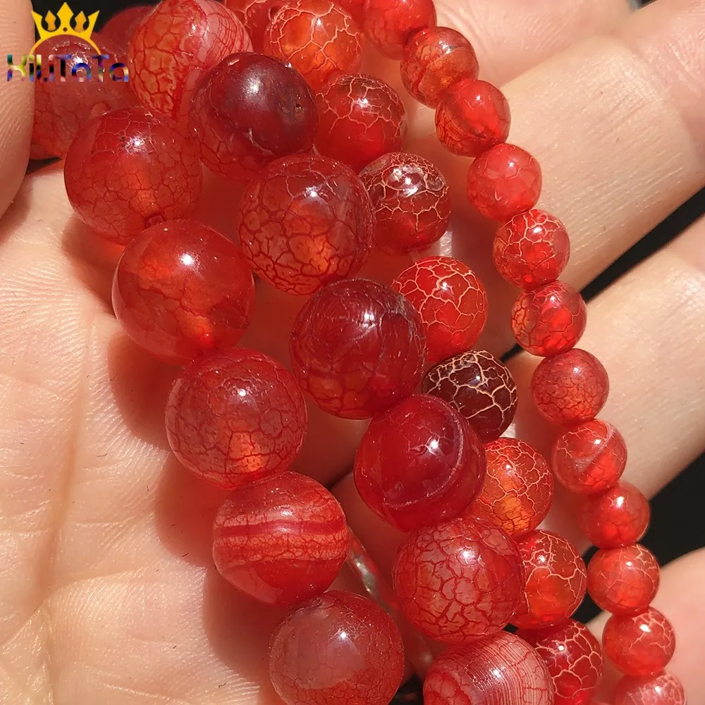 Натуральный Камень оранжевый муар Огненный Дракон с прожилками Агаты круглый