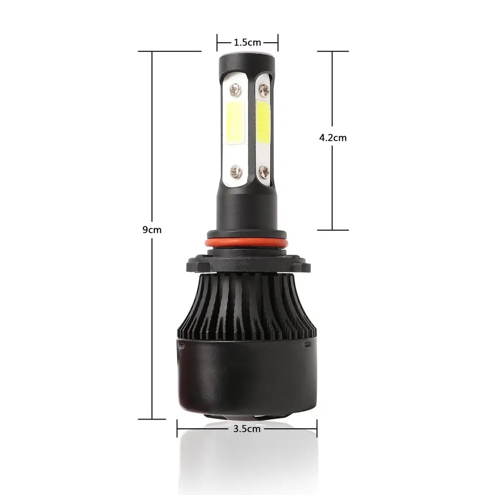 

2 PCS Portable Car LED Headlights Bulbs Lamps COB LED Chip IP67 Waterproof X7 Essential Accessories