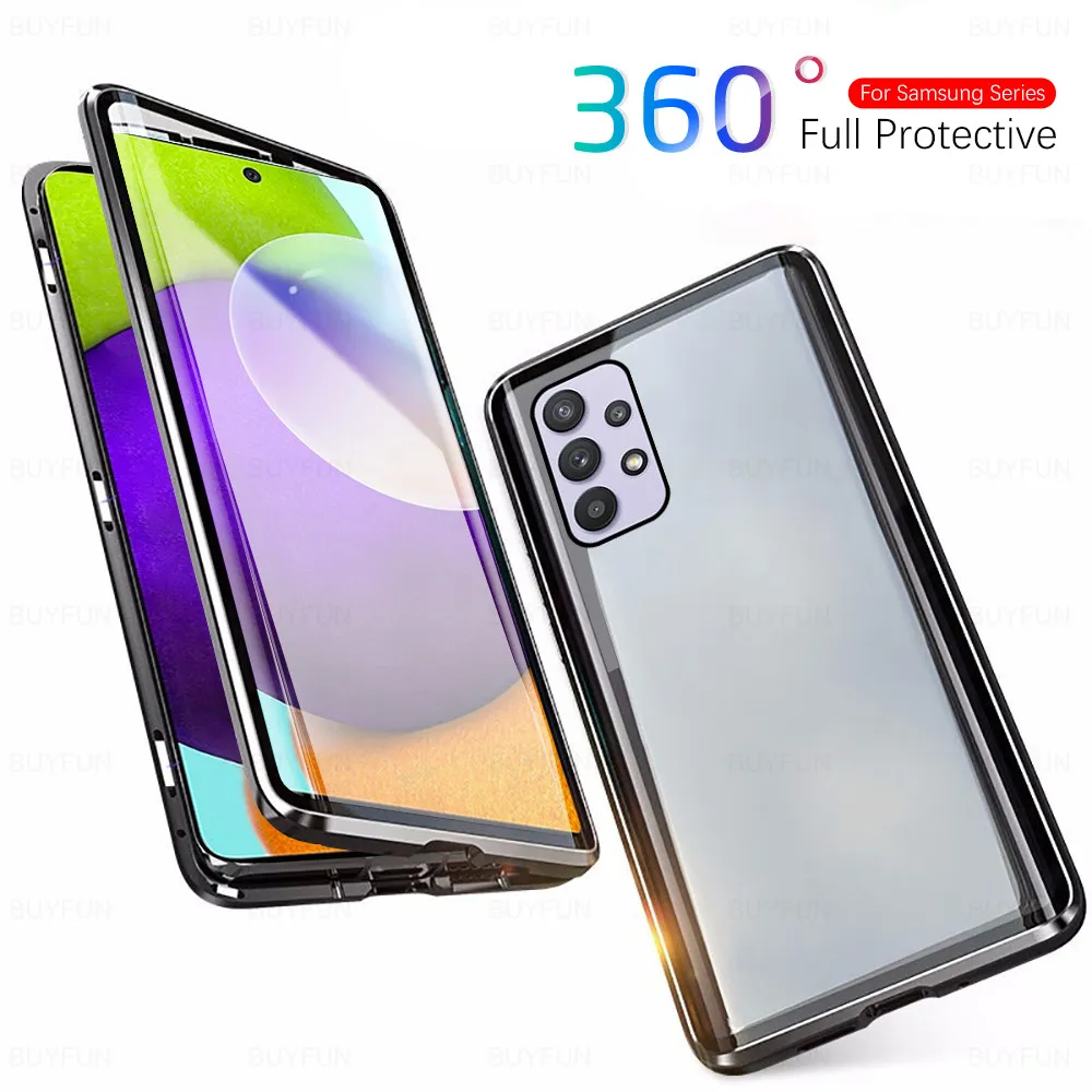 

Двухсторонний стеклянный чехол для телефона Samsung Galaxy A12 A22 A32 A52 A52s A72 M12 M32 4G 5G a12 a22 a32 A 52 S a72, защитный чехол