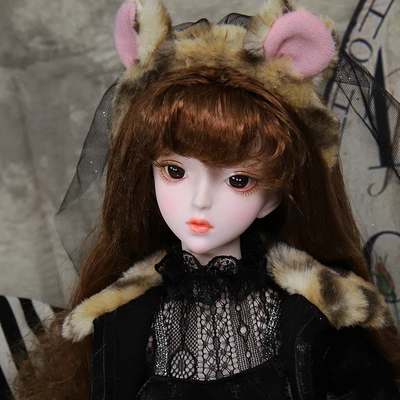 Amber DBS 1/3 BJD Macchiato, ChengMingLan 12 Китайский Зодиак механические соединения тела, включая волосы, глаза, одежда 62 см высота девочек ледяной, SD - Цвет: Amber