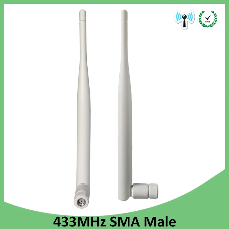 433 МГц Антенна 5dbi GSM SMA штекер антенны м резиновая Беспроводная ретранслятор для