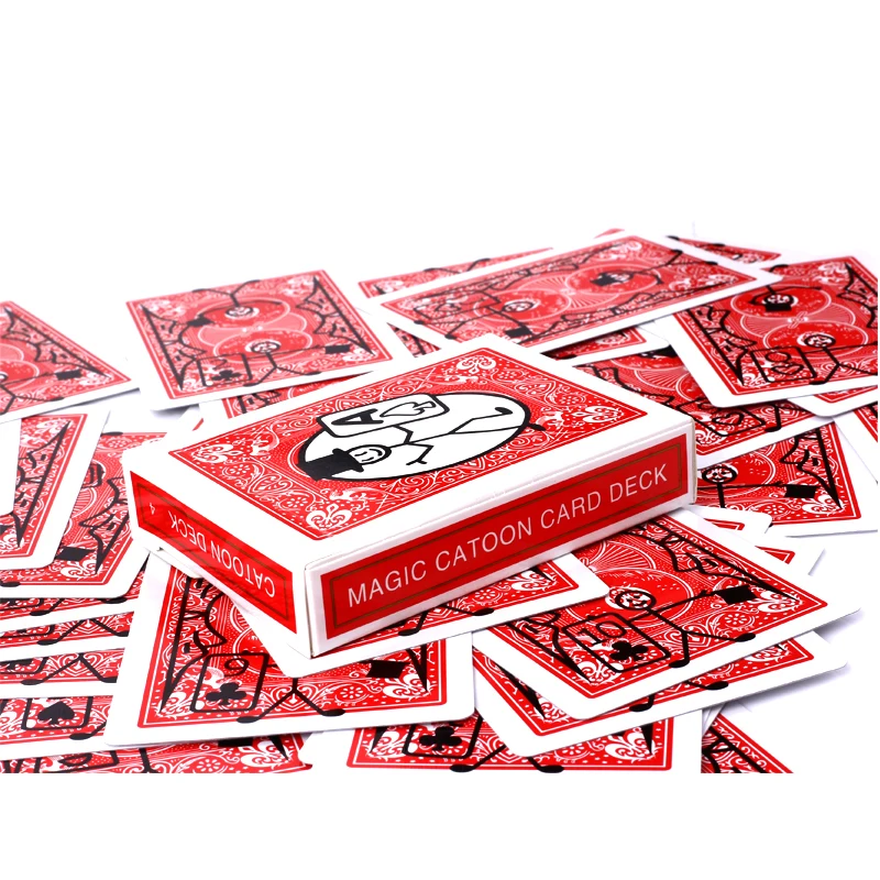 Magic Cartoon Cardtoon Deck Tricks Pack Playing Card Toon Animation Prediction Funny Props Gimmick G8029 | Рукоделие и творчество