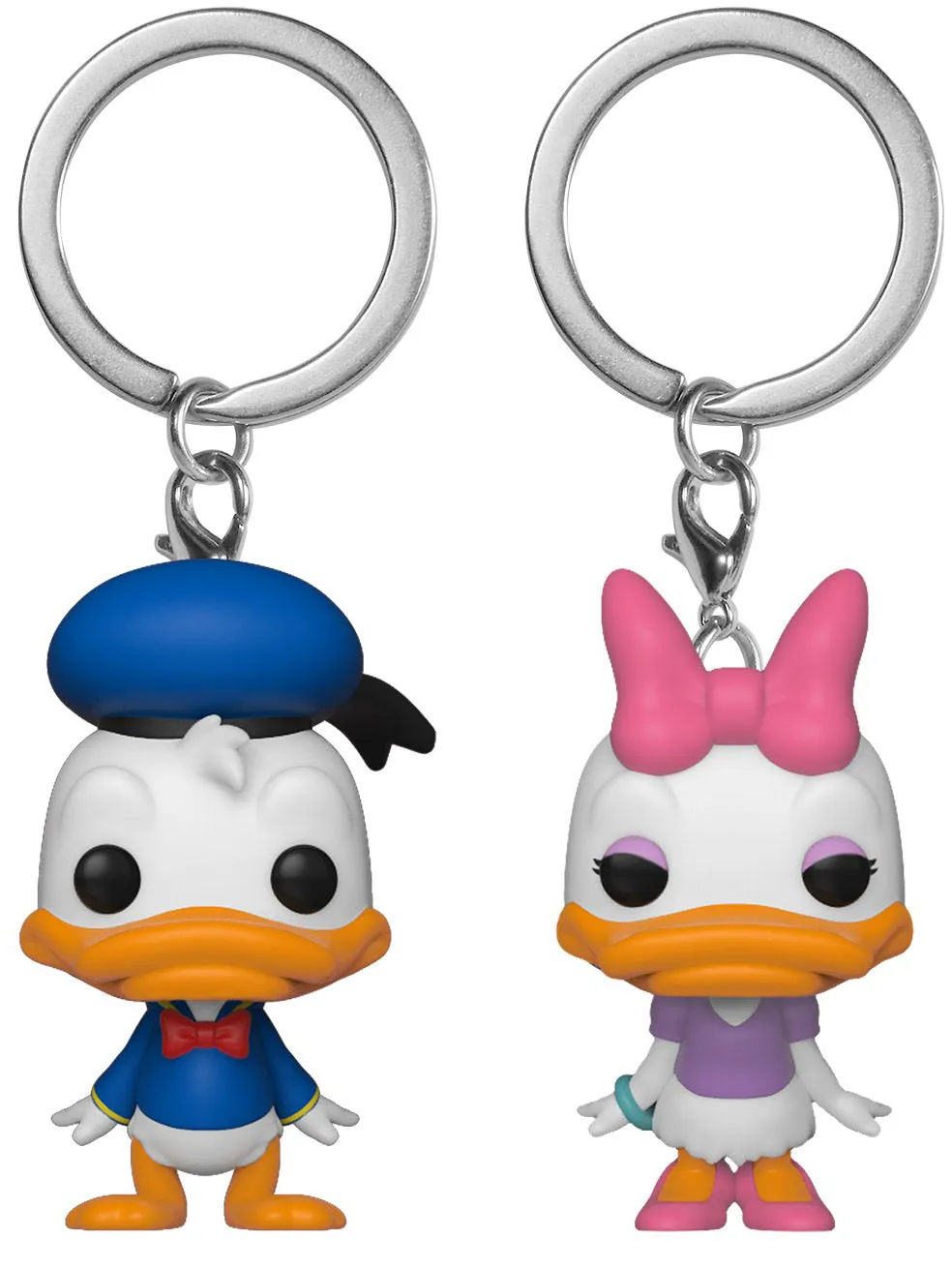 Брелок Funko Pocket POP: Disney – Donald & Daisy (2 Pack) (4 см)|Держатель для ключей и органайзер