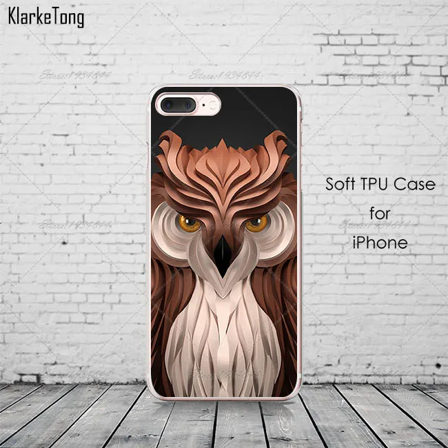 3D чехол для телефона с изображением животных льва лисы совы iPhone 12 11 7 6s 8 Plus SE2020 XS MAX