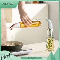 250ml glass oil bottle soy small capacity sauce storage container sealing silicone vinegar pot oil tank kitchen seasoning bottle
