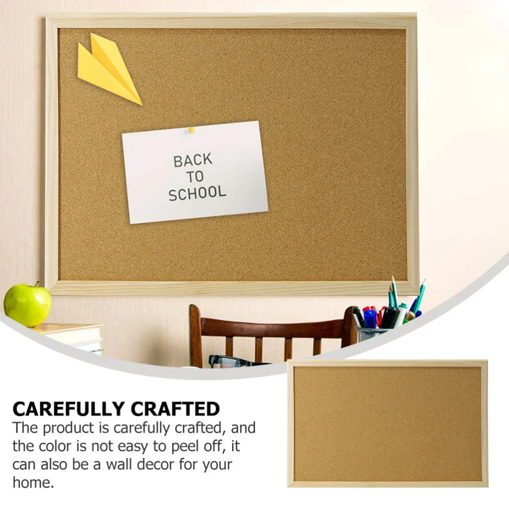 

Durable Cork Bulletin Board Notice Board Cork Display Board Framed Cork Board