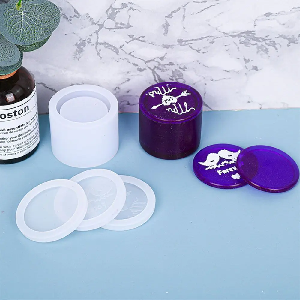 

DIY Couple Ring Box Mold UV Epoxy Resin Jewelry Molds Storage Box Mold Home Decoration Ornaments Jewelry Making Tools Crafts