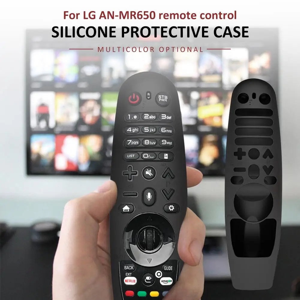silicone remote control protective cover shockproof case remote controller cover for amazon lg an mr600 mr650 mr18ba mr19ba free global shipping