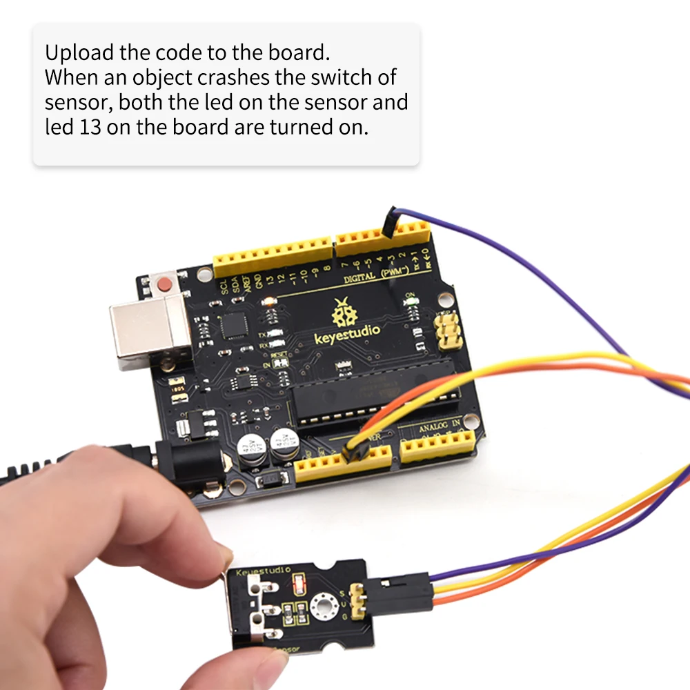 

Keyestudio Crash Collision Sensor Module for Arduino Robot