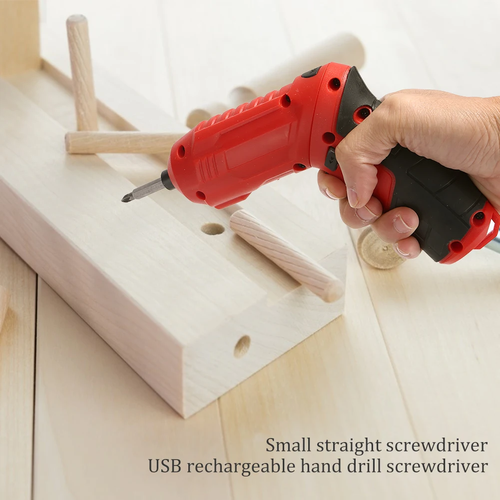

Practical USB Rechargeable Multi-function Maintenance Tool Handheld Electric Screwdriver Drill for Woodworking Hole Drilling