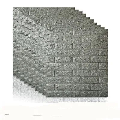 Waterproof 3D Wall Sticker brick stone DIY PE foam panel home room kitchen decor | Дом и сад