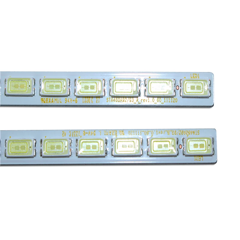 

New 10 PCS LED strip 100% for 74.46P06.001-4-DX1 STA460A92/93 T460HVD01.0 60 LEDs 510MM