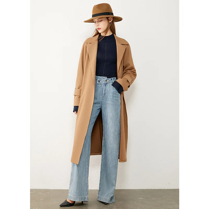 AMII Minimalism Autumn Fashion Women Sweater Causal Solid Stripe Slim Fit Turtleneck Female Pullover Tops 12030382 | Женская одежда