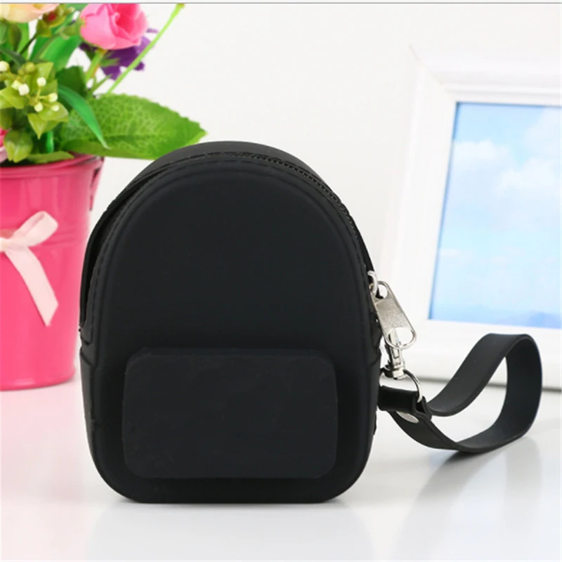 Best Selling New Cute Portable Coin Purses Holders Headset Bag Storage Key Case Silicone Candy Color Wallet | Багаж и сумки