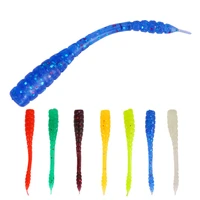 50pcslot fishing lure 0 4g4 5cm silicone lures for fishing soft bait worm isca artificial carp fishing tackle fishing tools