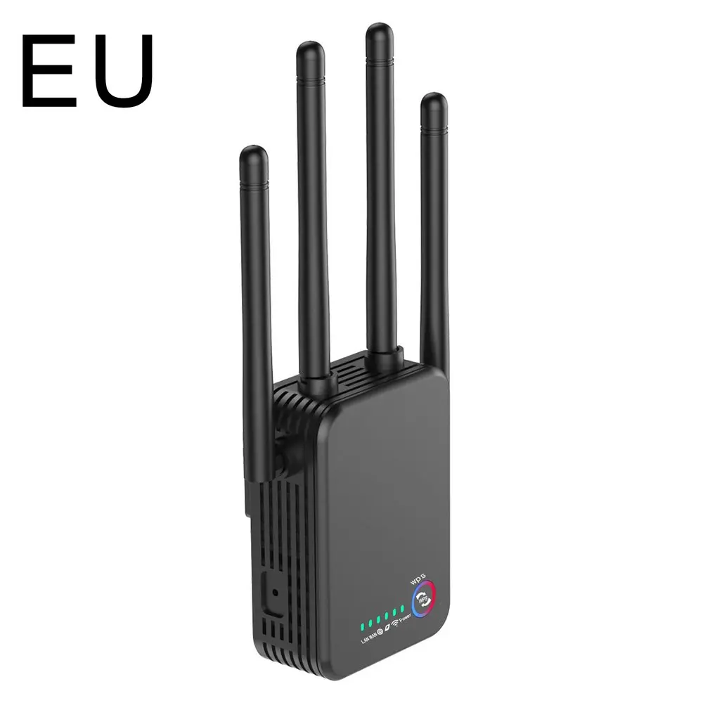 Беспроводной роутер ретранслятор Wi-Fi 1200 Мбит/с двухдиапазонный 2 4/5G 4 антенна