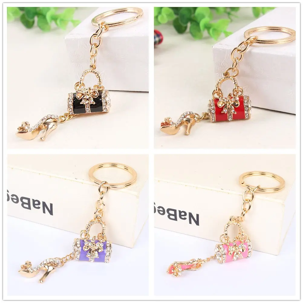 Разноцветная сумочка на высоком каблуке обувь с бабочкой и бантом новый модный