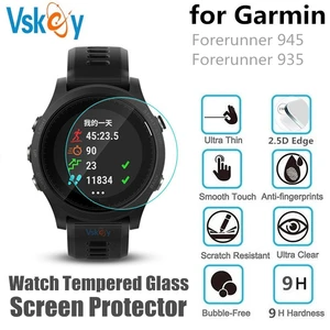 vskey 100pcs smart watch screen protector for garmin forerunner 945 tempered glass protective film for garmin forerunner 935 free global shipping