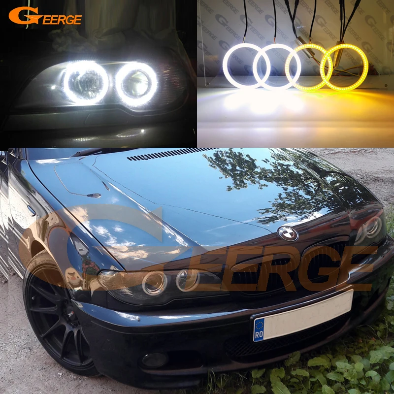 Для BMW E46 LCI Coupe Cabrio Convertible 2004 2005 2006 ультра яркий A/W Дневной светильник с поворотным