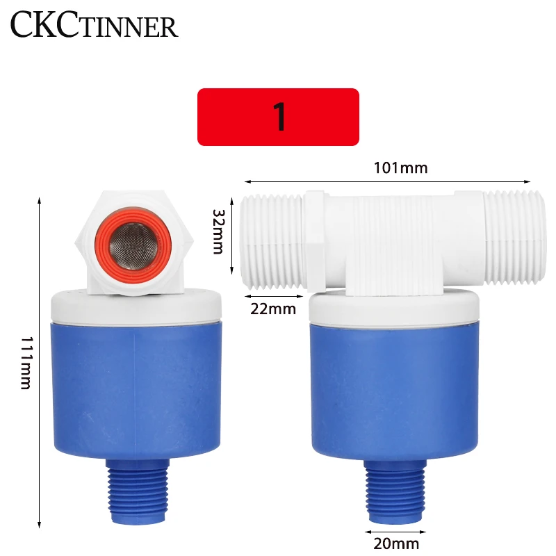 Автоматический Поплавковый шаровой клапан 1/2 дюйма 3/4 1 дюйм управление уровнем