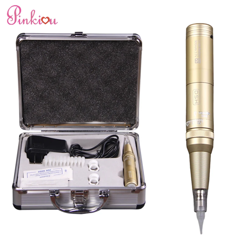 Профессиональная перезаряжаемая машинка для татуажа бровей ручка микробатлинг