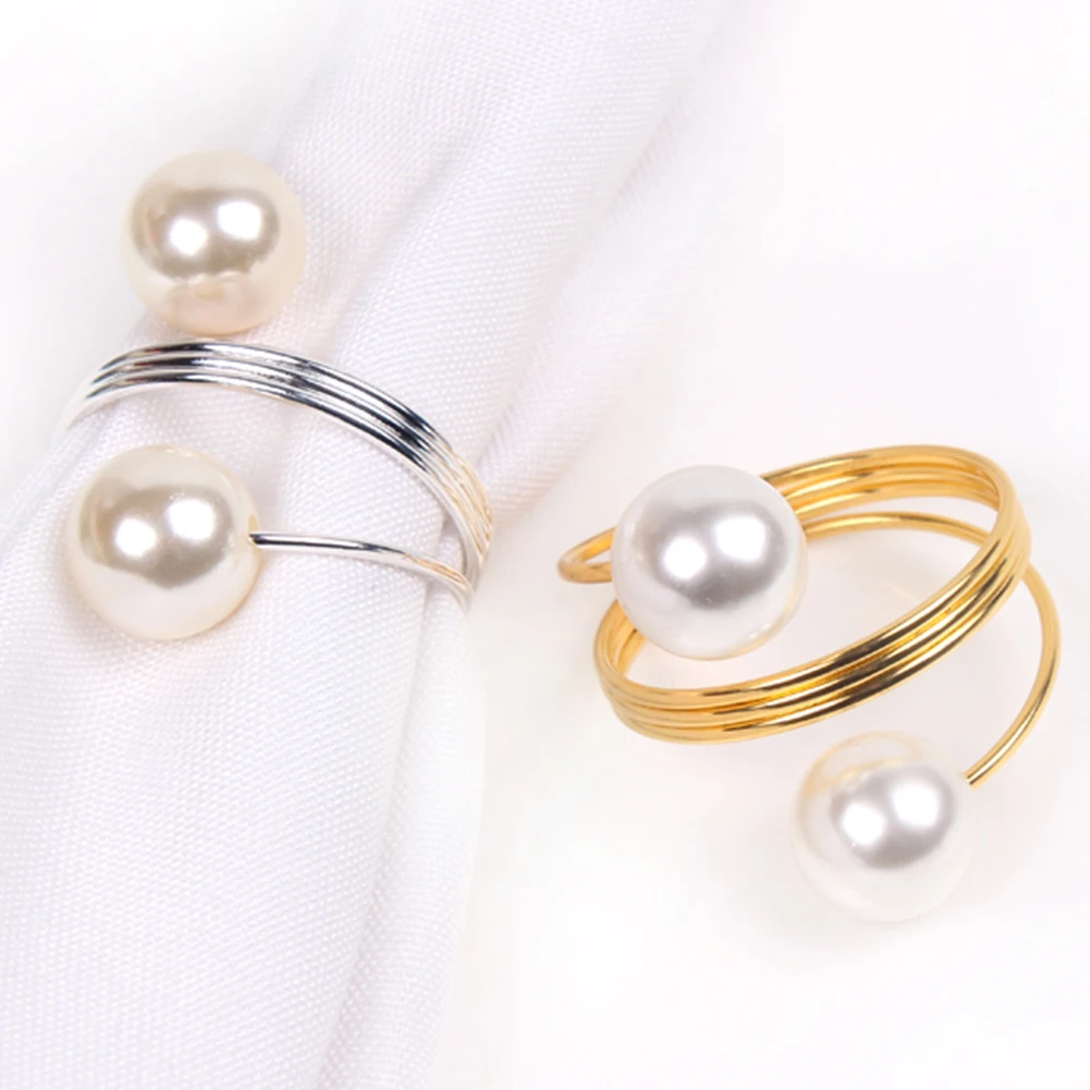 12 шт./компл. весенний дизайн Ресторан с искусственным жемчугом мини держатель для