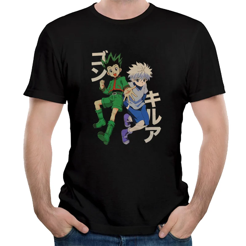 Футболка Hunter X для мужчин и женщин модная тенниска косплея с мотивом аниме