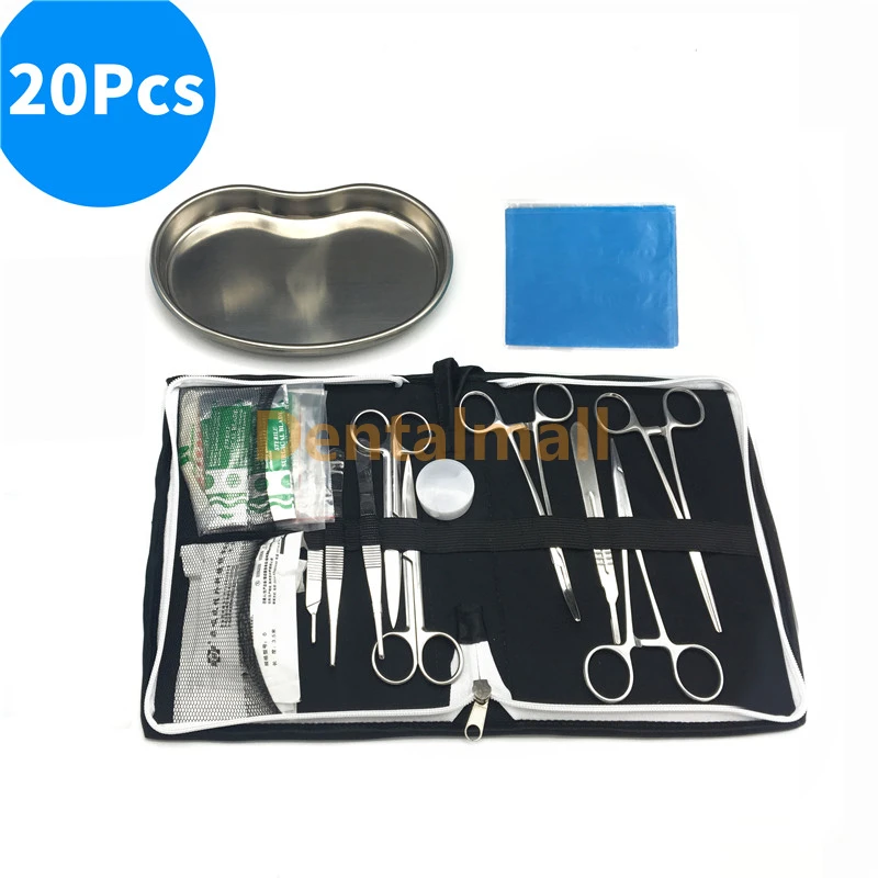 20Pcs Per set Хирургический шов посылка Набор для обучения студентов, научная помощь обучение хирургические инструменты - Цвет: 20Pcs Per set