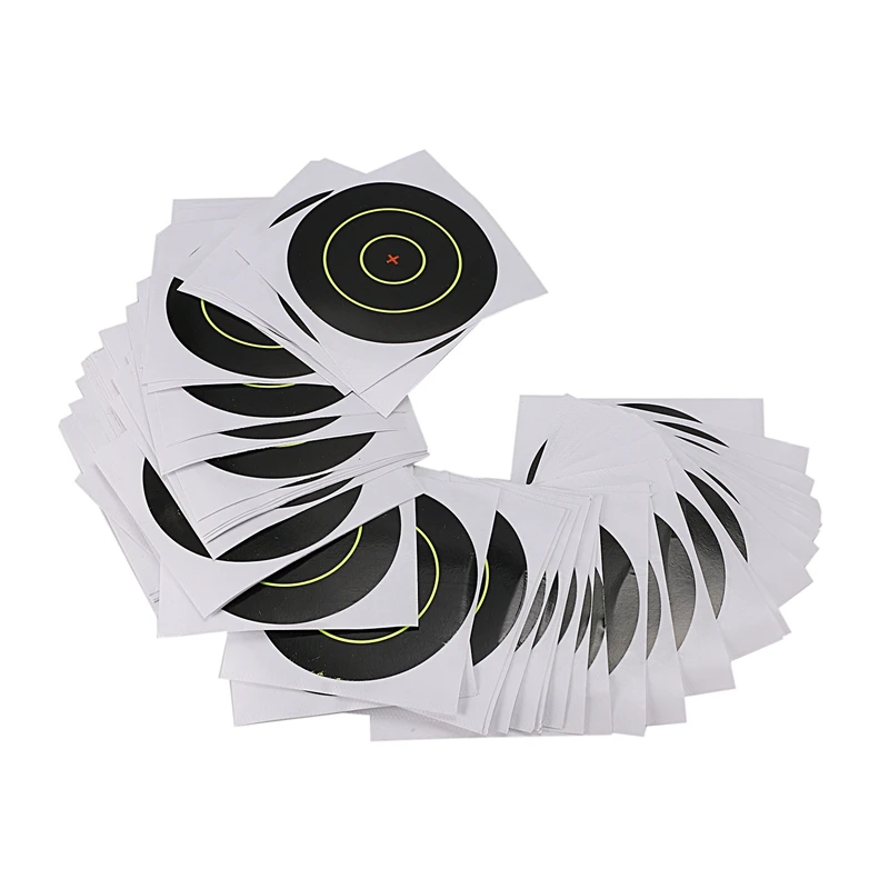 100 шт./компл. прокалке наклейки мишень 3 дюймов круглый клейкий активности для