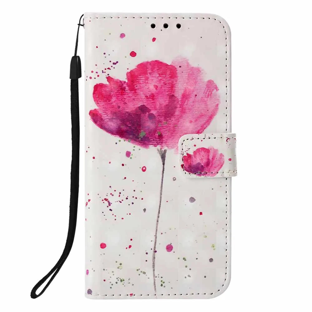 A flower Чехол-бумажник флип-чехол для телефона для LG X Мощность 3 Stylo 4 Aristo 2 Plus G7 G8 V40 V50 ThinQ 5G K8 K9 K10 K11 K20 Plus кожаный чехол - Цвет: A flower