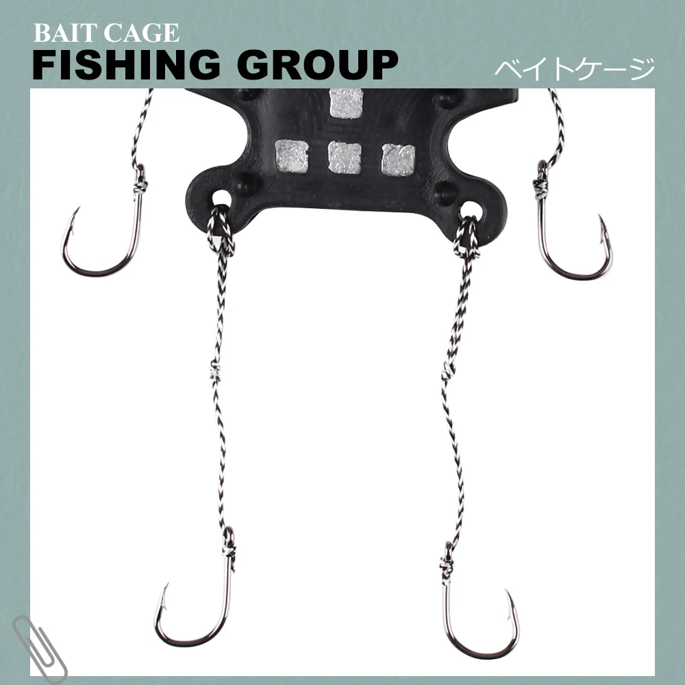 

FTK Carp Fishing Rig 30g/40g/50g/60g/70g Carp Fish Hook Rig Set PE speckie line Lead Fishing Group with Sharp Hook