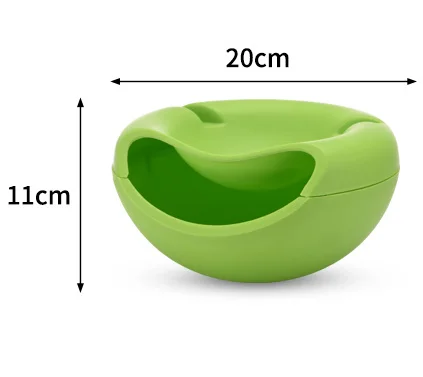 Современный Гостиная Творческий Форма ленивый миска для снеков Пластик двойные