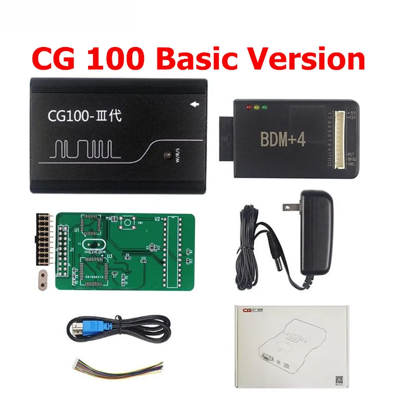 BASIC VERSION CG100 с ключом/CAN/ATMEGA адаптер Базовая/стандартная/полная версия Авто Подушка безопасности Сброс/восстановление инструмент и CG 100 Поддержка функции Renesas - Цвет: BASIC VERSION