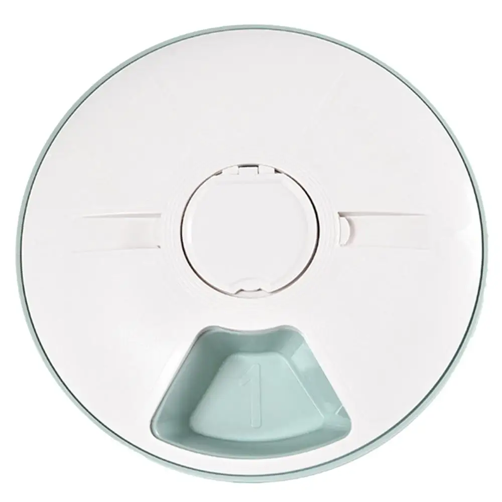 Sky Blue Автоматическая кормушка для домашних животных, 6 блюд, 6 сеток, Электрический дозатор для кошек и собак, миска, 24 часа, таймер, товары для домашних животных - Цвет: Sky Blue