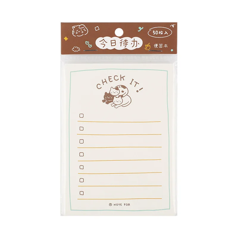 50 листов Творческий ежедневного расписания Блокнот To Do List время блокнот для