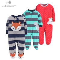 brand baby romper girls rompers kids spring clothes newborn boys baby body girls fleece cartoon clothing long sleeve clothes