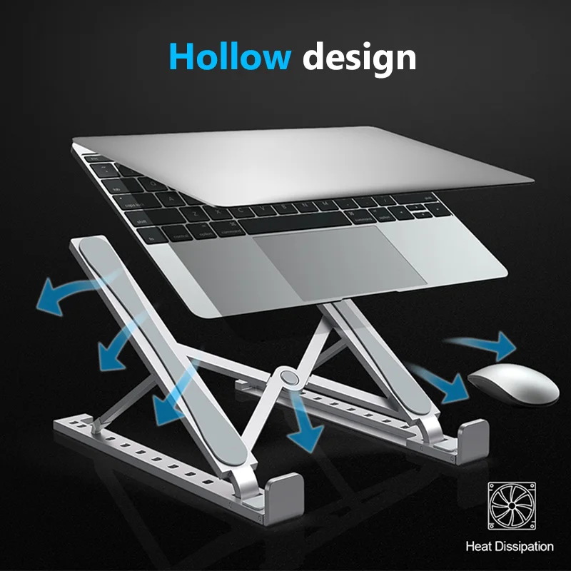 Складная подставка для ноутбука MacBook Air Pro охлаждающая регулируемая настольная