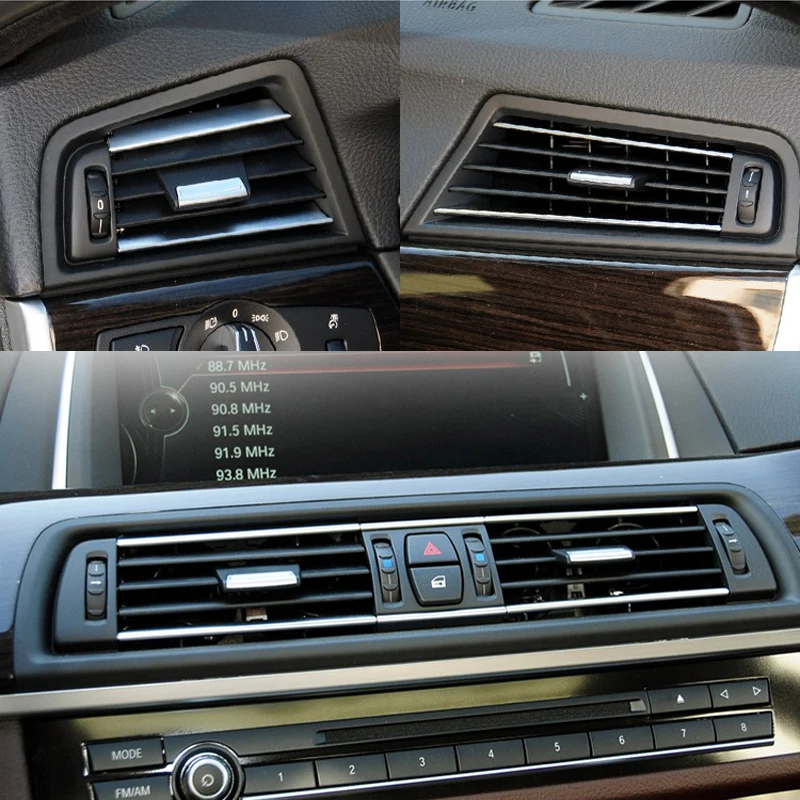 Автомобильная Передняя консоль Центральная решетка панель A/C Воздушный