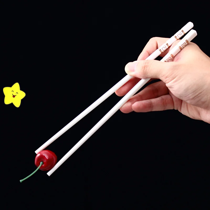 Керамические палочки европейского стиля для дома, нескользящие, антиплесневые, высокое качество, костяной фарфор, многоразовые палочки для еды в подарок.