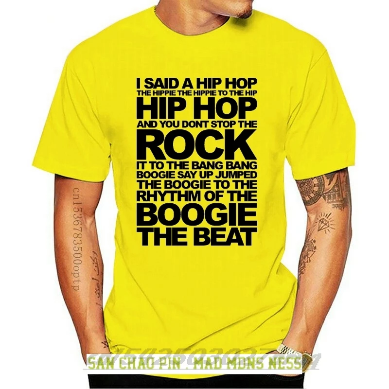 

Rappers Delight T Shirt Sugarhill Gang Classic Hip Hop Breakdance Dj Deejay 80s Summer Style Hip Hop Men T-shirt Tops