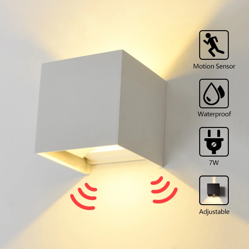 Светодиодный водонепроницаемый настенный светильник уличное освесветильник с