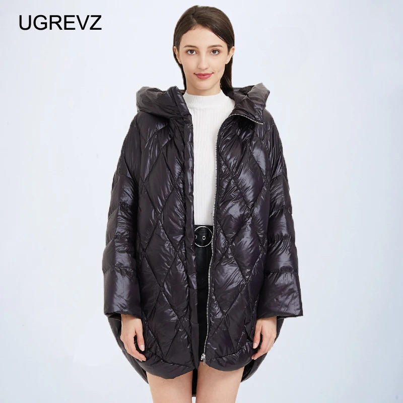 2019 winte Новый пуховик женское длинное пальто модное легкое с капюшоном 90% белый