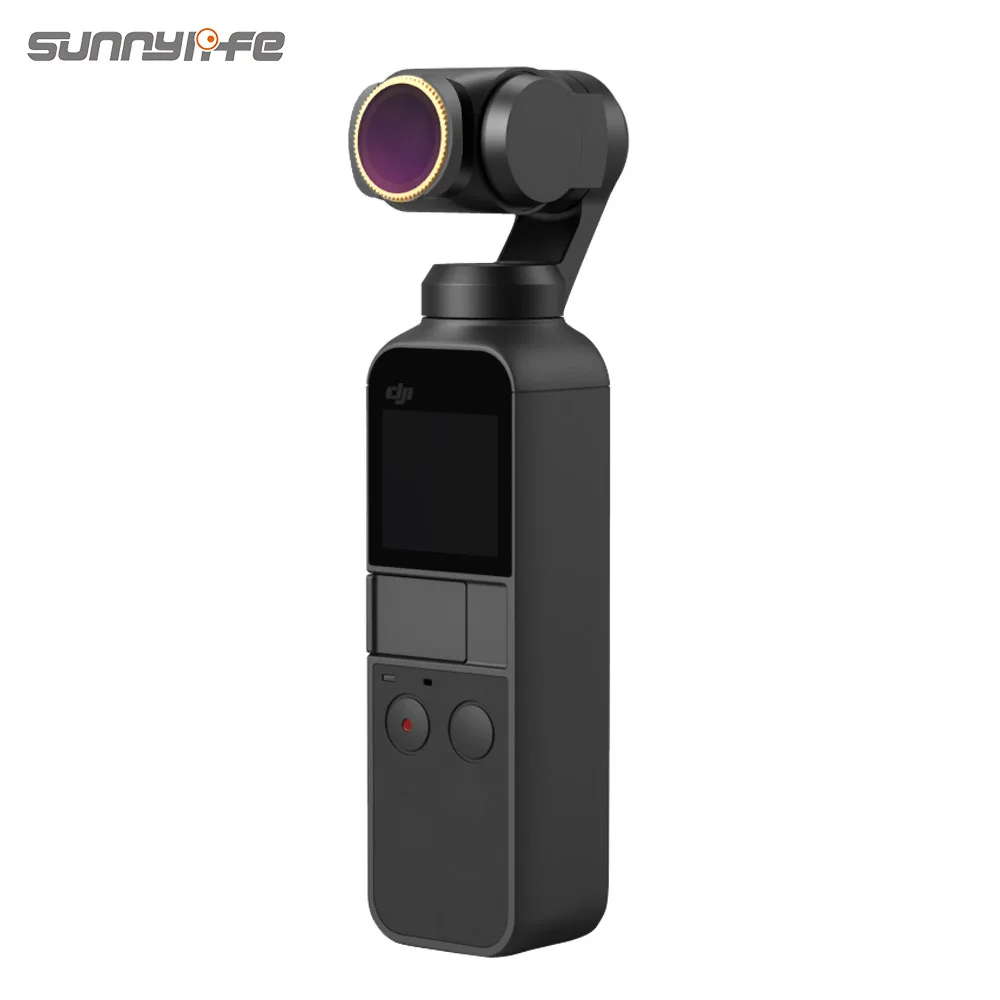 Sunnylife Регулируемый фильтр объектива MCUV CPL NDPL ND64 PL ND4 ND8 для DJI OSMO POCKET / 2 Gimbal