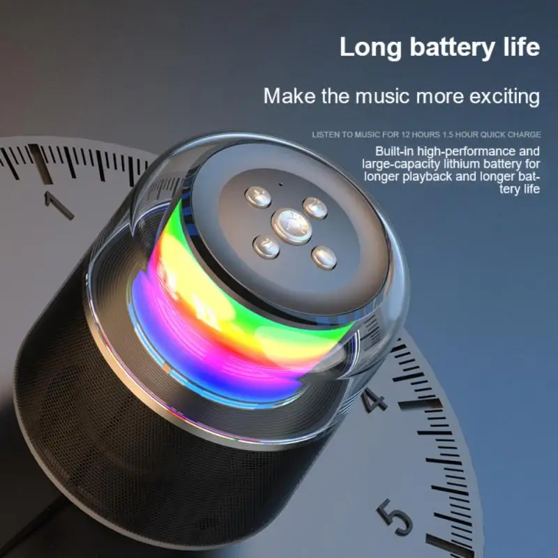 Portable Speaker Wireless Bluetooth-compatible Column Waterproof Outdoor USB Music Player Subwoofer Loudspeaker Caixa De Som | Электроника