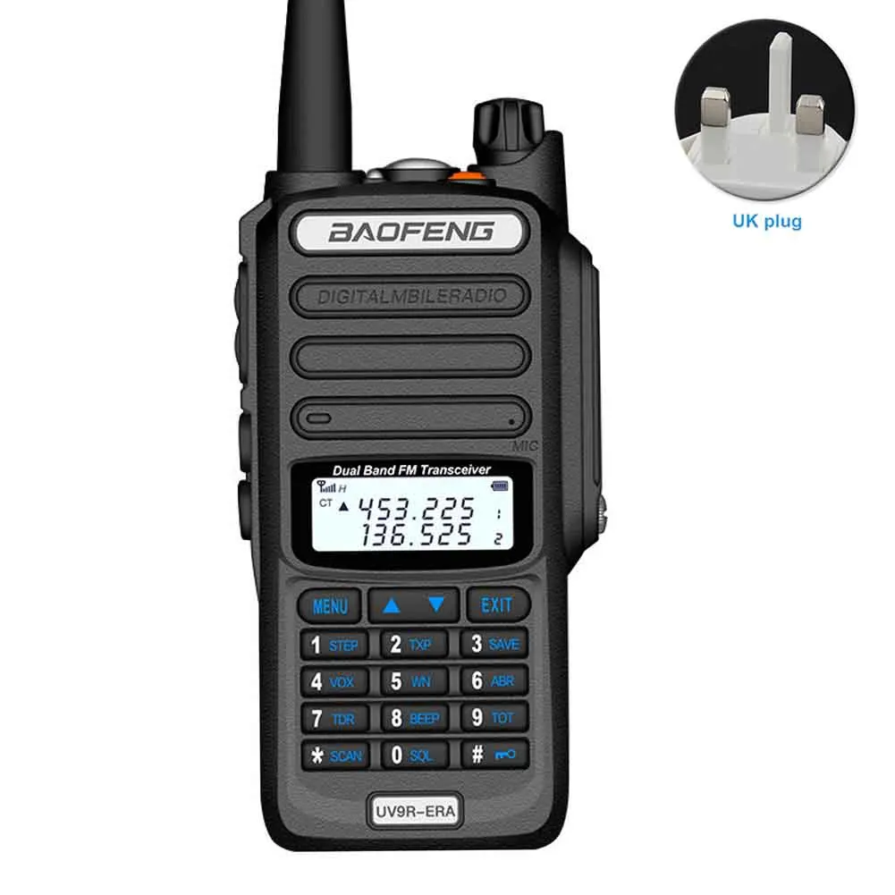 

With Antenna VHF UHF 128 Channel LED Display Two Way Radio Long Distance 5 To 20KM Walkie Talkie Transceiver Camping Dual Band