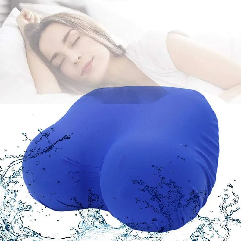 

Latex Chest Pillow Memory Foam Cushion Soft Latex Breasts Healthcare Rebound Travel Pillow Slow Back Health Care Sleep