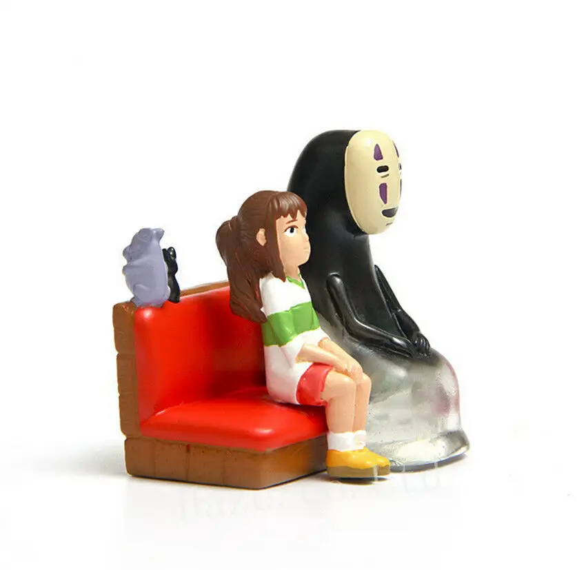 Горячая аниме студия Ghibli Унесенные призраками Chihiro &amp No Face смола фигурка Модель