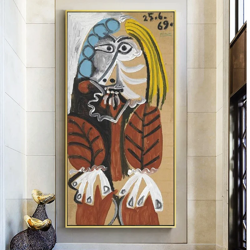 

Pablo Picaso Famous Art Paintings Print On Canvas Art Posters And Prints Abstract Classical Woman Wall Art Pictures Home Decor