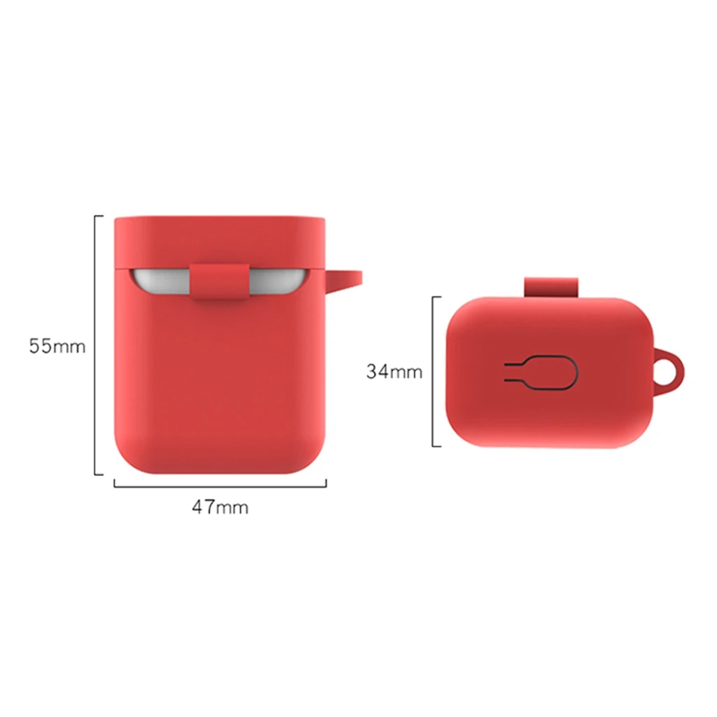 Мягкий силиконовый чехол для Xiaomi Mi AirDots True wireless Bluetooth наушники противоударный чехол для Xiaomi Mi воздушная зарядка